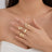 Fashion Personality Metal Curved Ring For Women - Lootquake