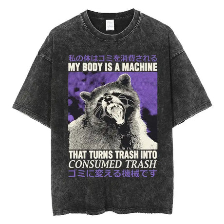 Fashion Personality Frog Print Men's T-shirt - Lootquake