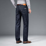 Loose Straight Business Washed Jeans - Lootquake