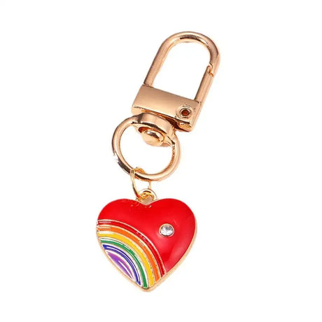 Rainbow Love Metal Keychains Handbag Ornaments - Lootquake