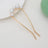 Fashion All-match Simple Pearl U-shaped Hair Clasp - Lootquake