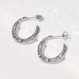 Simple Temperament Stainless Steel Studs 18K Gold Plating Does Not Fade - Lootquake