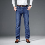 Loose Straight Business Washed Jeans - Lootquake