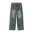 Spring And Summer Casual Wide Leg Hollow Baggy Pants - Lootquake
