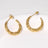 Simple Temperament Stainless Steel Studs 18K Gold Plating Does Not Fade - Lootquake