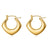 Stainless Steel Square Hollow All-Match 18K Gold - Lootquake