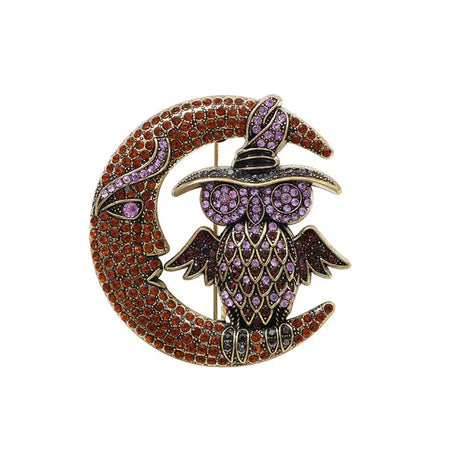 Heavy Industry Full Diamond Animal Pin Women's Accessories - Lootquake