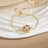 Simple Rotatable Flower Color-preserving Pure Copper Gold-plated Bracelet - Lootquake
