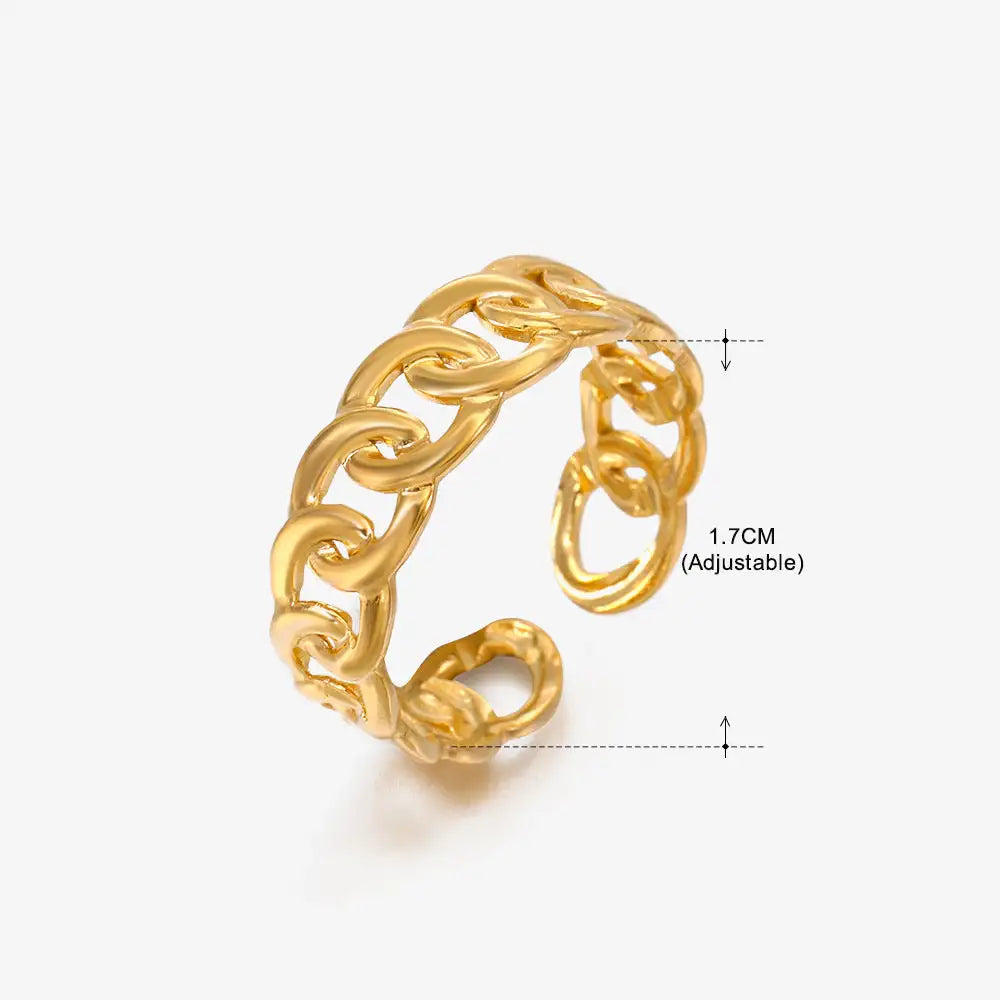 Women's Retro Fashion Stainless Steel Shaped Ring - Lootquake