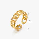 Women's Retro Fashion Stainless Steel Shaped Ring - Lootquake