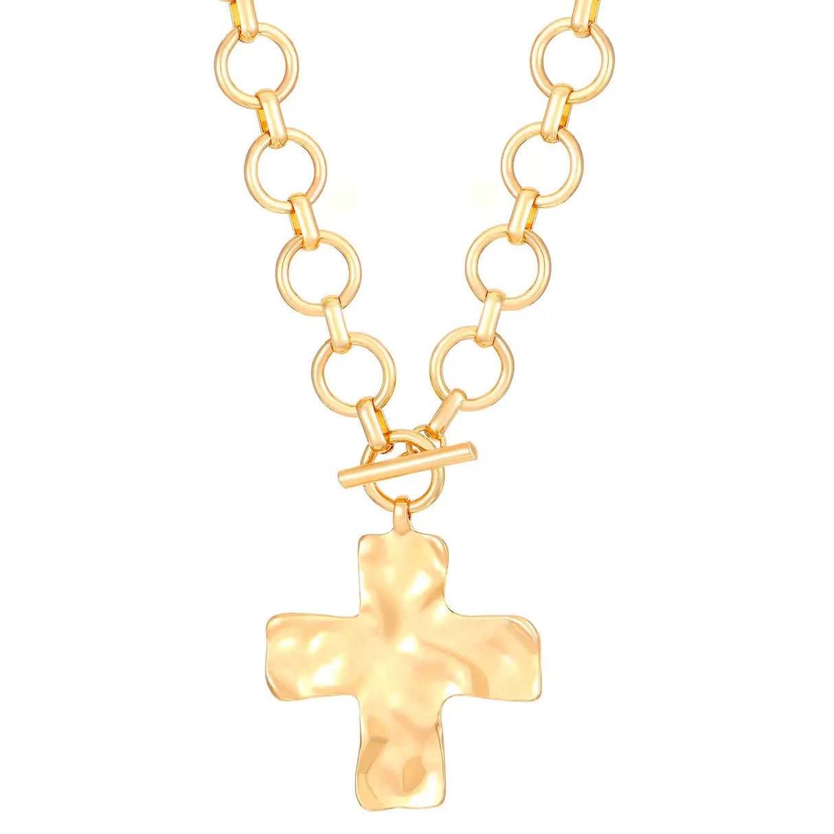 European And American Cross Alloy Pendant Necklace - Lootquake