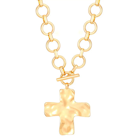 European And American Cross Alloy Pendant Necklace - Lootquake