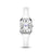 Artistic Silver Case Square Thin Strap Roman Women's Quartz Watch - Lootquake
