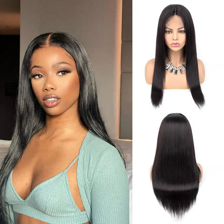 Front Lace Human Wigs Full Head Lace Headgear - Lootquake