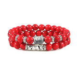 Wooden Bead Bracelet Buddha Head Men's And Women's Suits Hollow Out Hand Jewelry - Lootquake