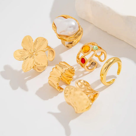 French Style Baroque Pearl Ring - Lootquake