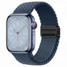 Metal Magnetic Buckle Nylon Braided Stretch Strap - Lootquake