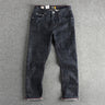 Heavy 14oz Bamboo High Cotton American Retro Jeans Men - Lootquake