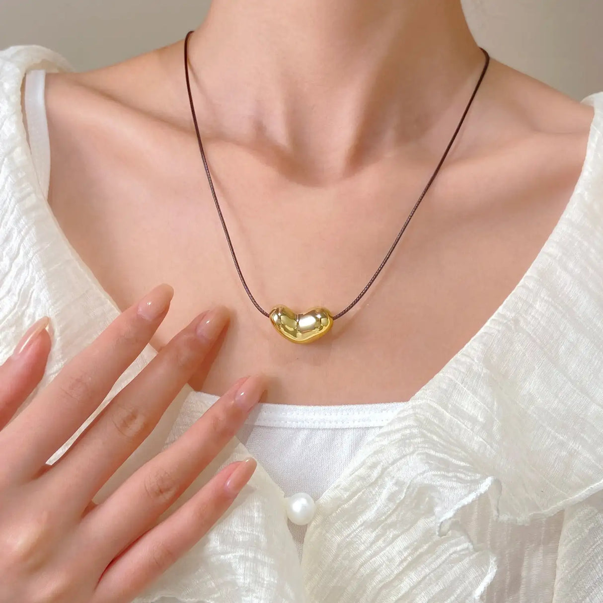 Women's Simple Ball Love Knotted Bracelet Necklace - Lootquake