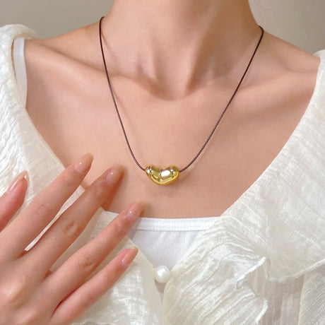 Women's Simple Ball Love Knotted Bracelet Necklace - Lootquake