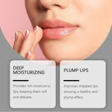 Moisturizing Lip Gloss Transparent Long Lasting Reduce Fine Line Anti Dry Hydrating Glaze Plumper Soft Lipstick Lips Beauty Care
