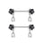 Fashion Zircon Adhesive Nail Piercing Jewelry - Lootquake