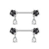 Fashion Zircon Adhesive Nail Piercing Jewelry - Lootquake