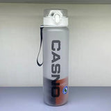 Casino Frosted Sports Water Cup Plastic Handy Cup Men and Women Creativity Portable Student Kettle with Lid Sports Bottle