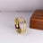 Titanium Steel Couple Single And Double Row Diamond Ring - Lootquake