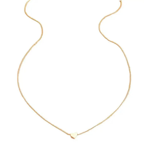 Fashion Snake Bones Chain Love Pendant Necklace - Lootquake