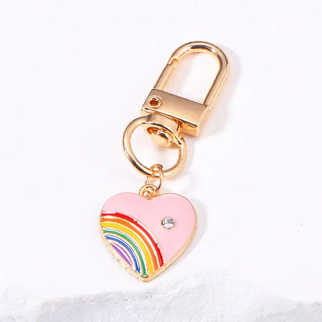 Rainbow Love Metal Keychains Handbag Ornaments - Lootquake