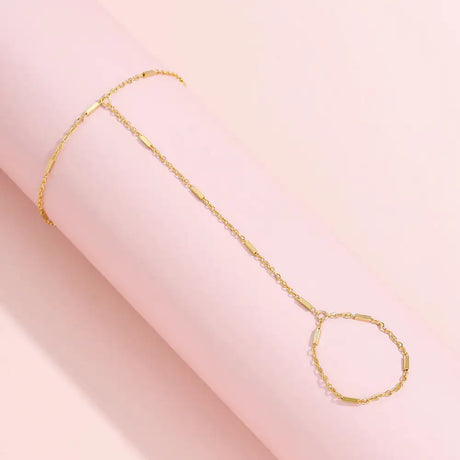 Women's Beach Ring Bracelet Integrated Chain - Lootquake