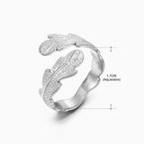 Anillo de acero inoxidable con forma de moda retro para mujer