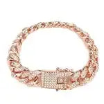 Simple Fashion And Fully-jewelled Cuban Ins Style Hip Hop Geometric Bracelet - Lootquake