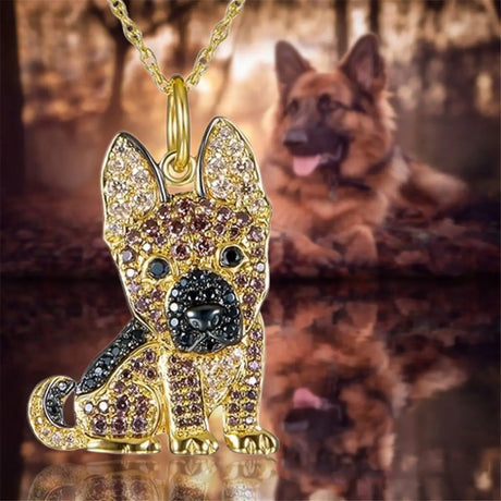 Fashion Exquisite Cartoon Pet Puppy Necklace - Lootquake
