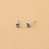 European And American Popular Personalized Ghost Head Gothic Retro Skull Stud Earrings Ornament - Lootquake