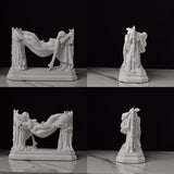 Estatuas de diosas griegas clásicas: pequeñas figuras artísticas, esculturas de Venus para estanterías de oficina y decoración de sala de estar.