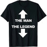 Legendary Humor Pattern Printed Top Short Sleeve Round Neck T-shirt - Lootquake