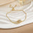 Simple Rotatable Flower Color-preserving Pure Copper Gold-plated Bracelet - Lootquake