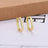 European And American Entry Lux U-shaped Earrings Female Simple Solid - Lootquake