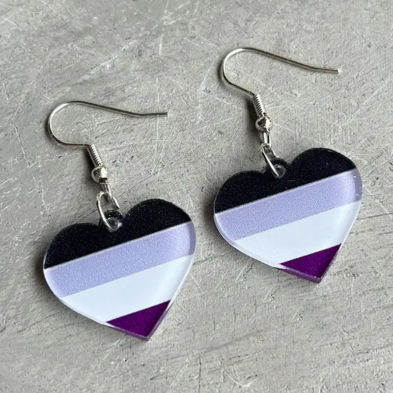 Rainbow Geometric Simple Multi-color Love Heart - Lootquake