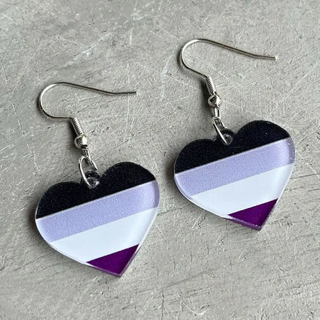 Rainbow Geometric Simple Multi-color Love Heart - Lootquake