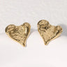 Pendientes de acero inoxidable de temperamento simple con baño de oro de 18 quilates que no se decoloran
