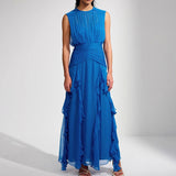 French Sexy Elegant Chiffon Dress New