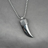 Ornament Domineering Retro Sweater Chain Wolf Tooth Pattern - Lootquake
