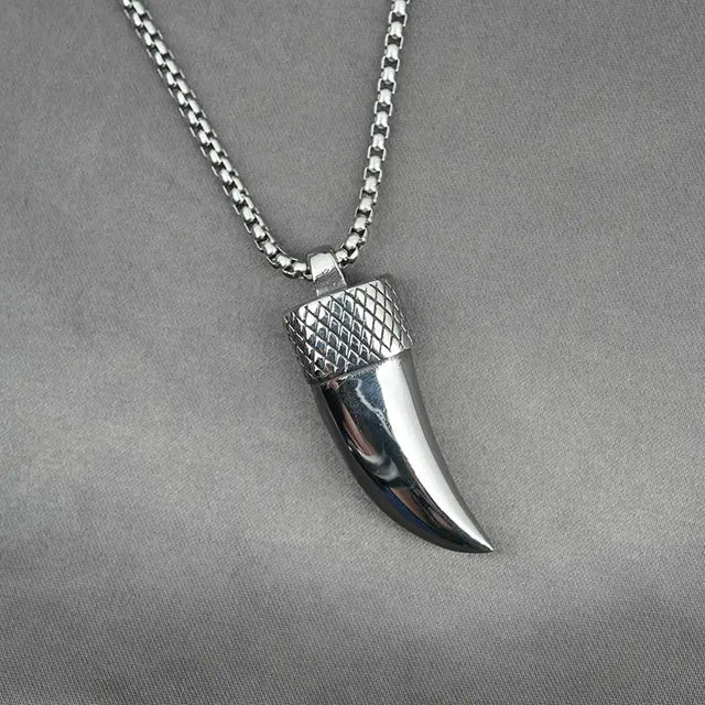 Ornament Domineering Retro Sweater Chain Wolf Tooth Pattern - Lootquake