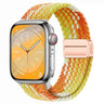 Metal Magnetic Buckle Nylon Braided Stretch Strap - Lootquake
