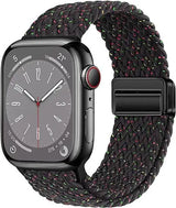 Metal Magnetic Buckle Nylon Braided Stretch Strap - Lootquake