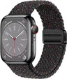 Metal Magnetic Buckle Nylon Braided Stretch Strap - Lootquake