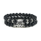 Wooden Bead Bracelet Buddha Head Men's And Women's Suits Hollow Out Hand Jewelry - Lootquake